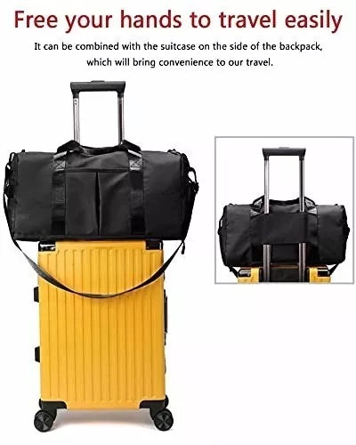 Bolso Deportivo de Alta Resistencia con Compartimento para Calzado – Ideal para Gimnasio y Viajes