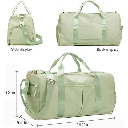 Bolso Deportivo de Alta Resistencia con Compartimento para Calzado – Ideal para Gimnasio y Viajes