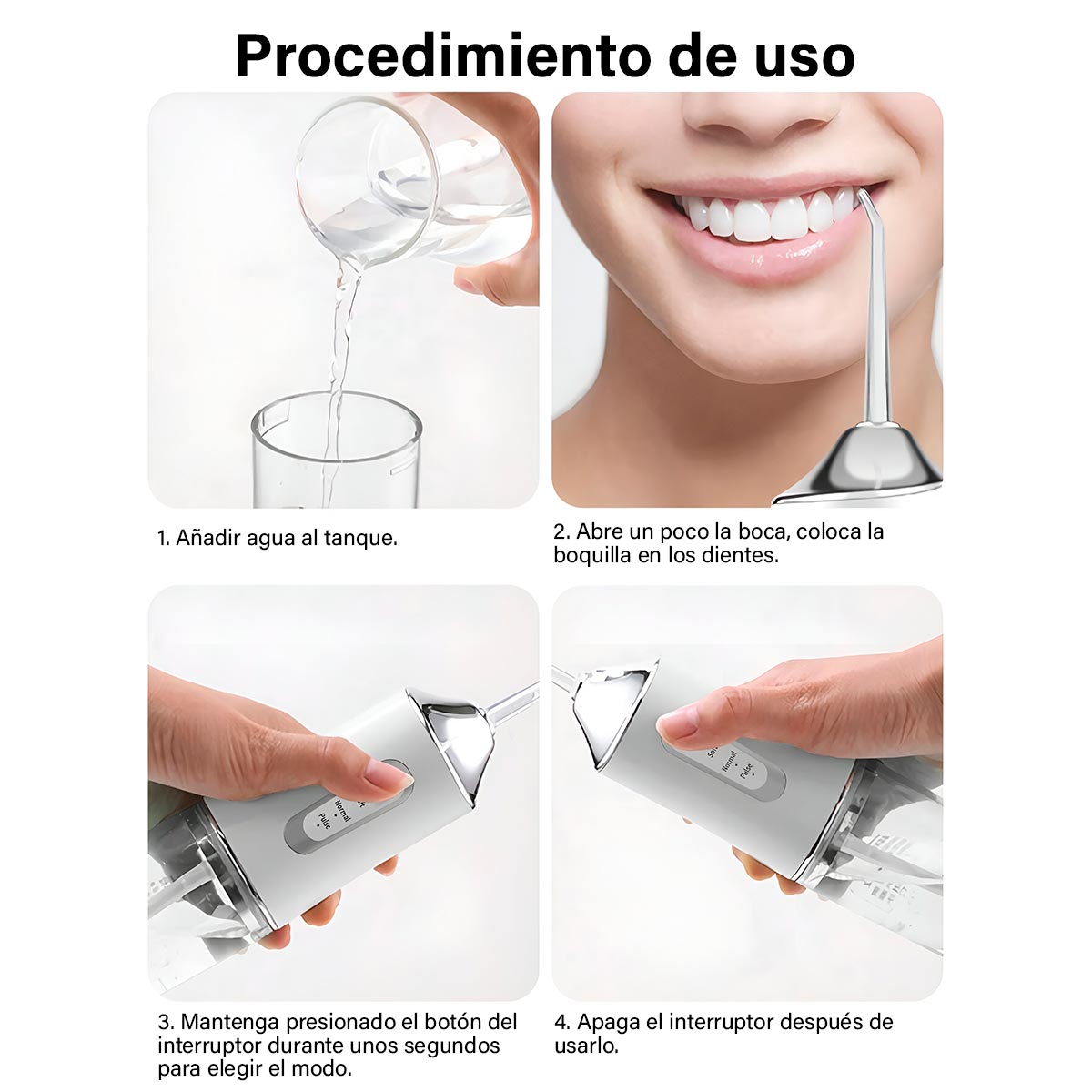 Limpieza suave y profunda para quienes usan ortodoncia o tienen encías sensibles