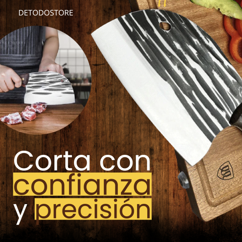 Cuchillo tipo hacha: Precisión, control y durabilidad en cada corte